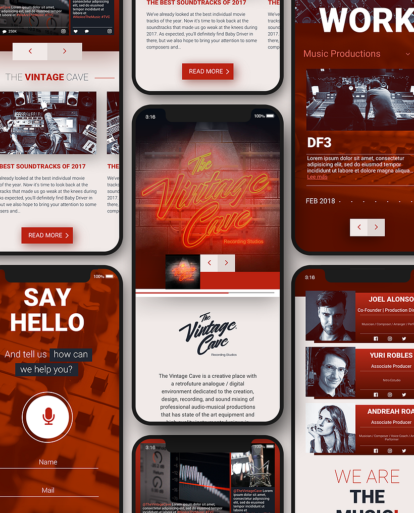 The Vintage Cave / Web Design 4