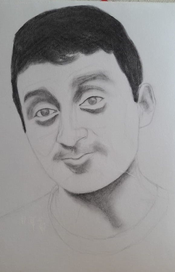 Mi Proyecto del curso: Retrato realista con lápiz de grafito 2