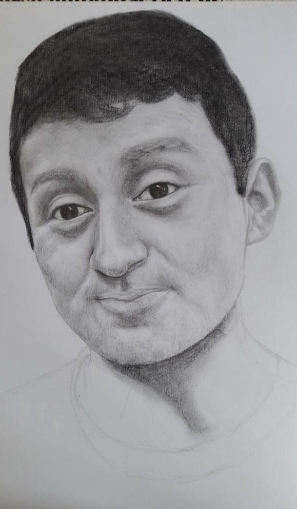 Mi Proyecto del curso: Retrato realista con lápiz de grafito 3