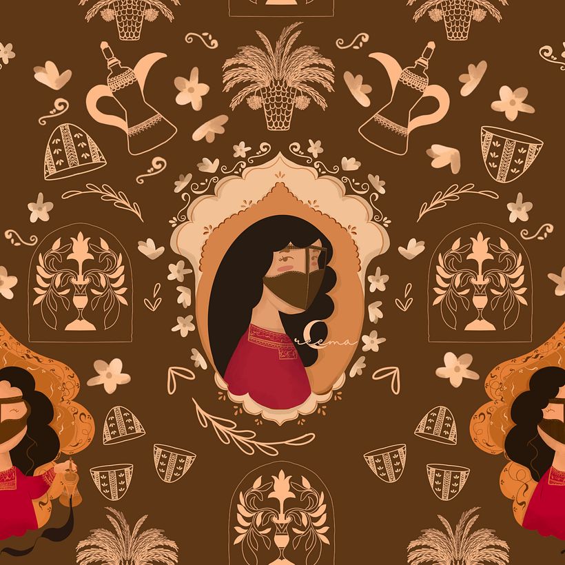 My project in Illustrated Pattern Design course 2