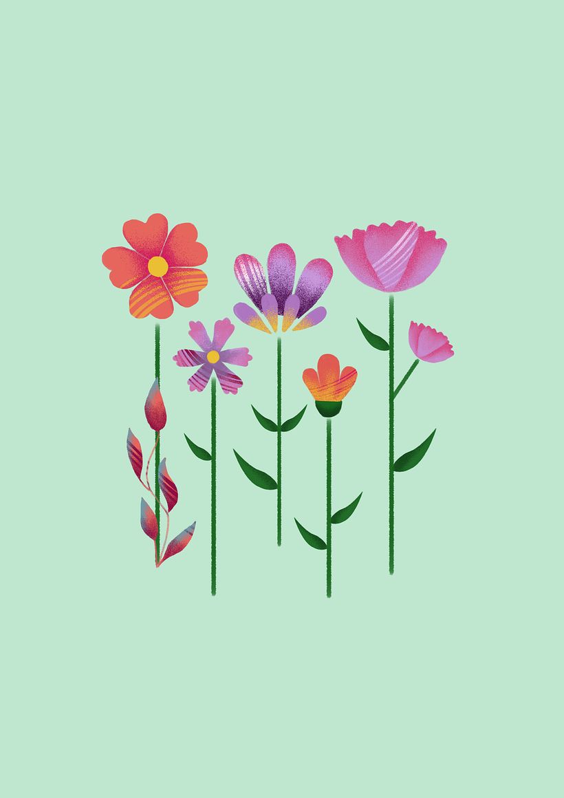 My project in Flat Illustration with Photoshop course 6
