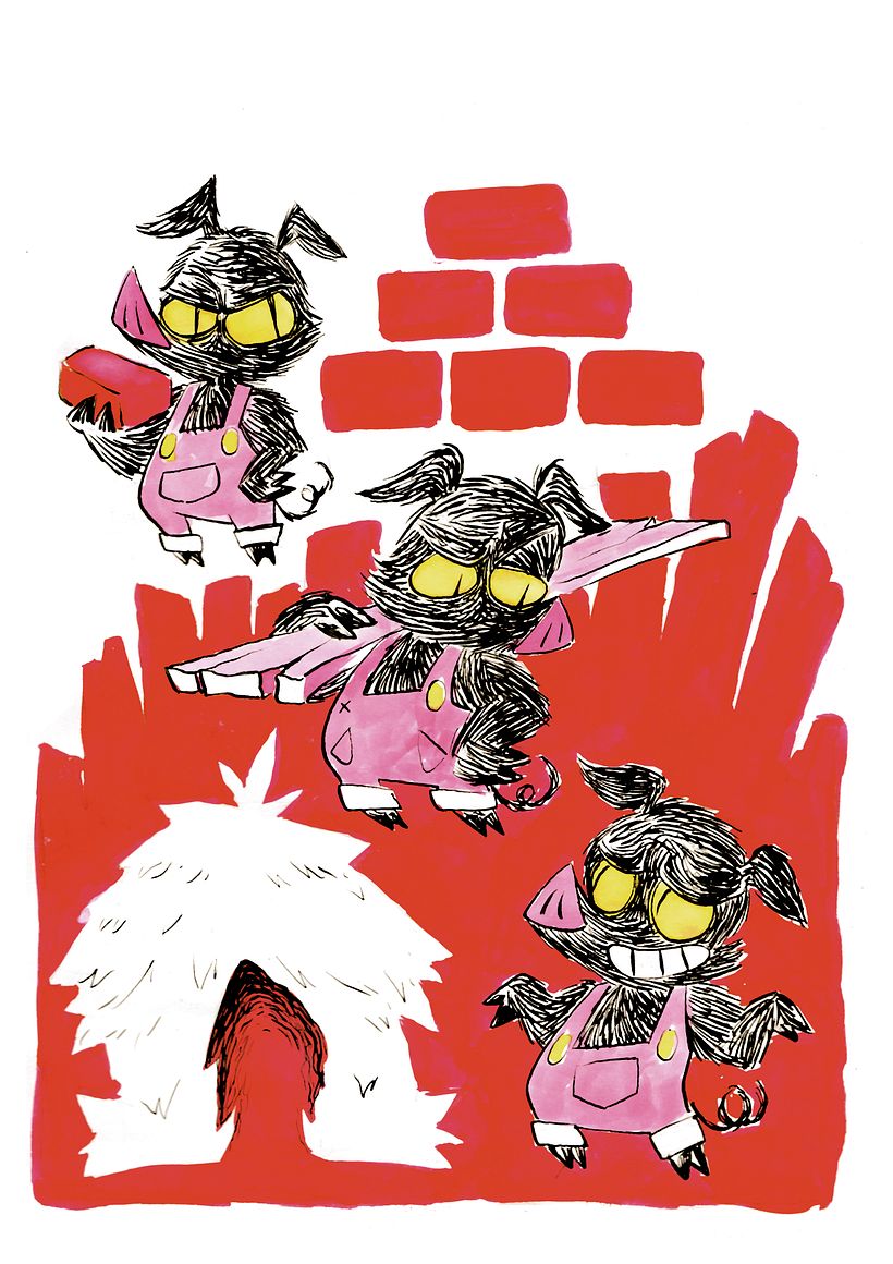 Mi Proyecto del curso: Introducción a la ilustración infantil: Los Tres Cerditos 2