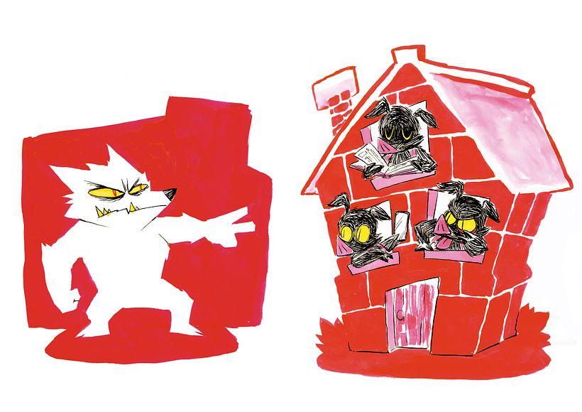 Mi Proyecto del curso: Introducción a la ilustración infantil: Los Tres Cerditos 5