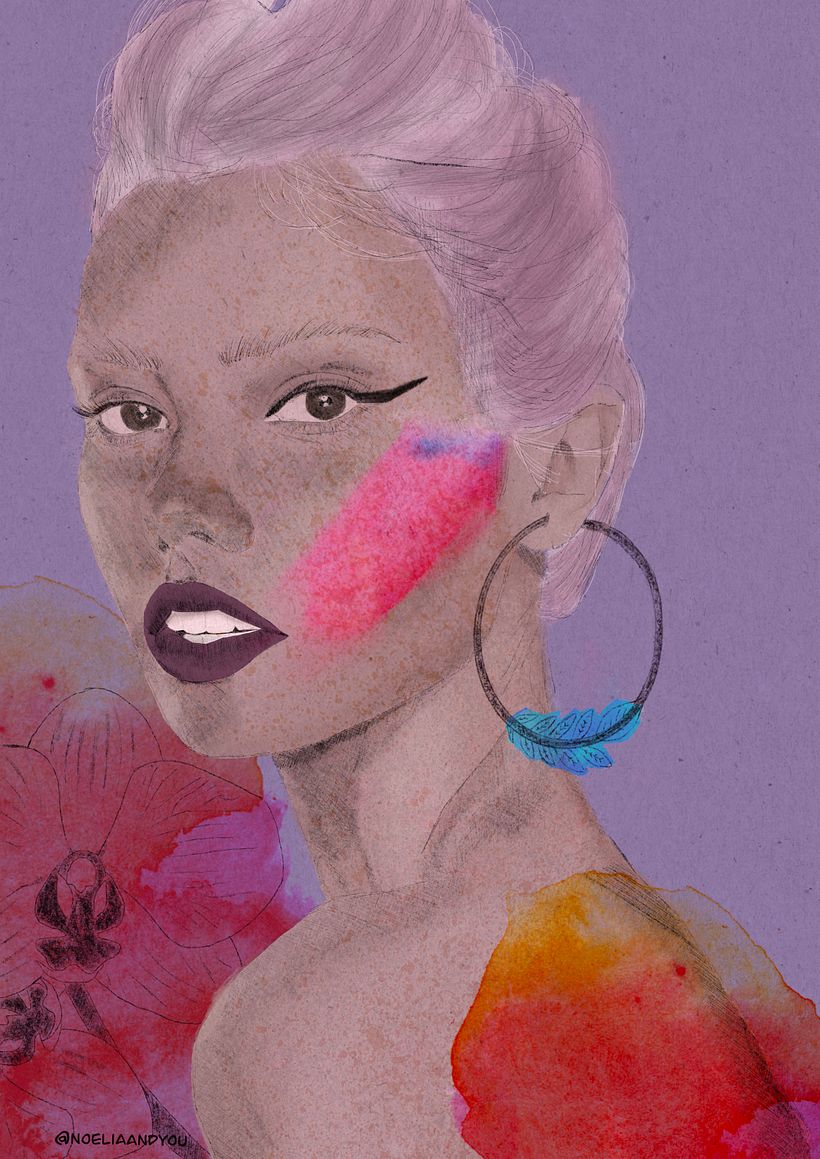 Mi Proyecto del curso: Retrato ilustrado con Procreate 0