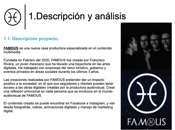 Mi Proyecto del curso: Estrategia de comunicación para redes sociales By FAMOUS 0