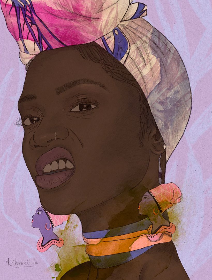 Mi Proyecto del curso: Retrato ilustrado con Procreate 0