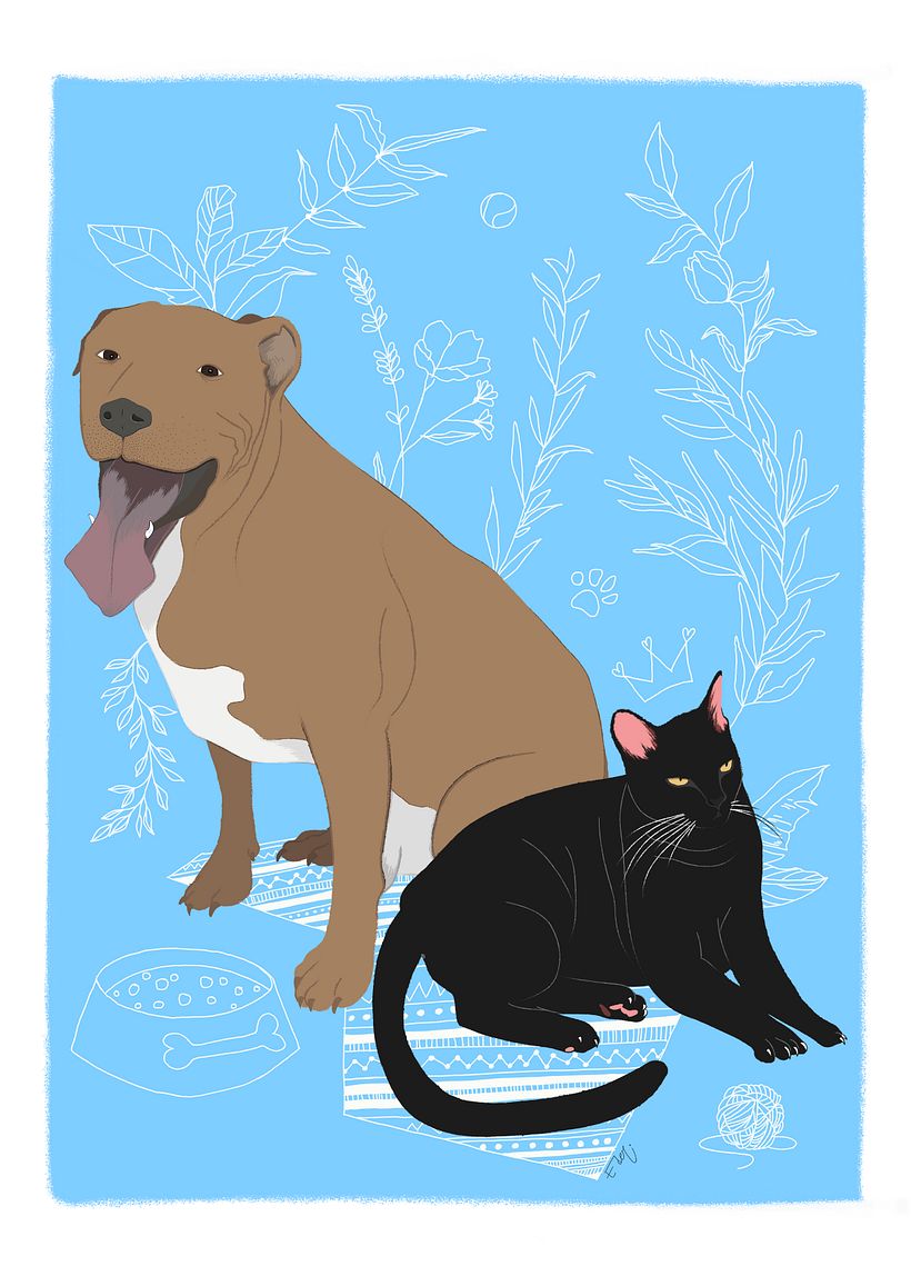 ENCARGOS CON AMOR - Dibujo Personalizado "LOVING ANIMALS!" 2