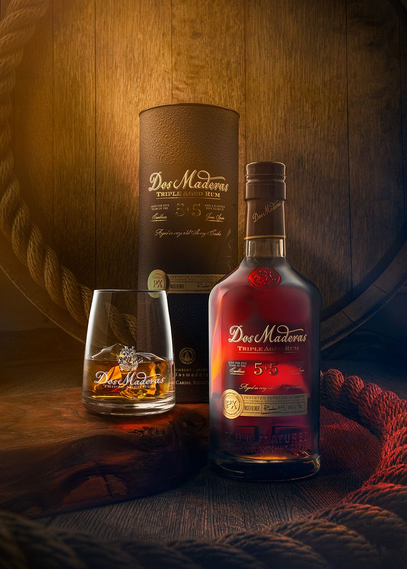 First one campaign image for Dos Maderas Rum
