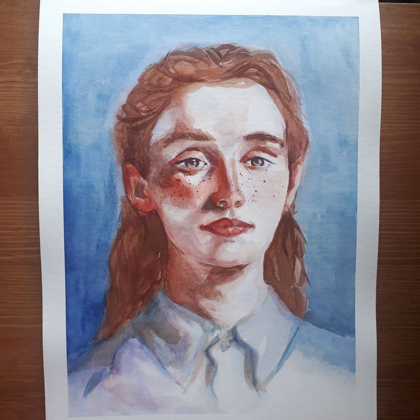 My project in Artistic Portrait with Watercolors course 0