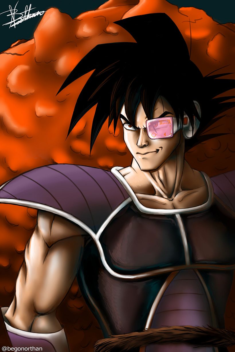 Character fanart from one of the Dragon Ball Z movies