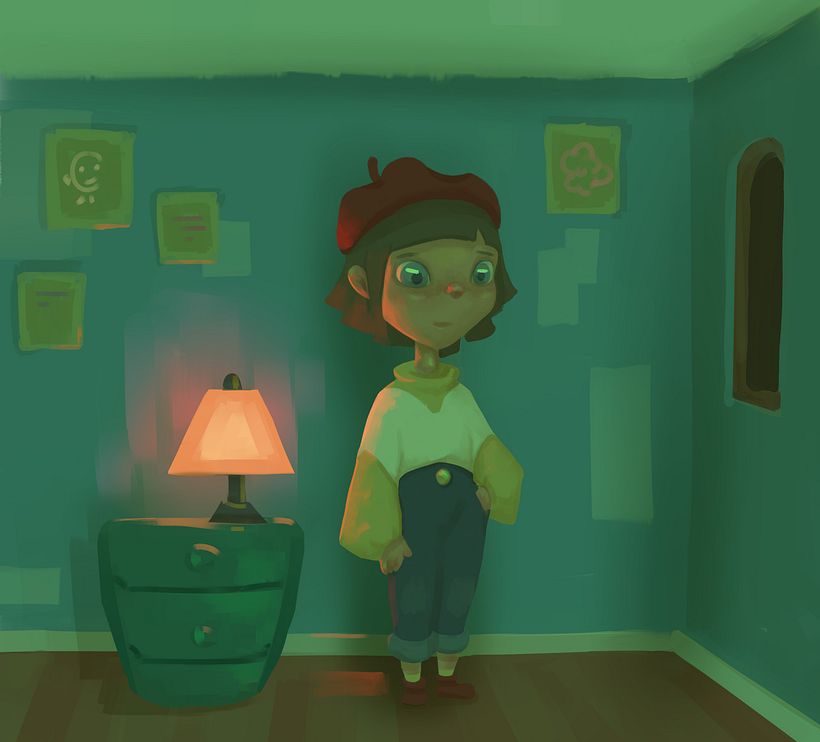 My project in Lighting Principles for Digital Painting course 1