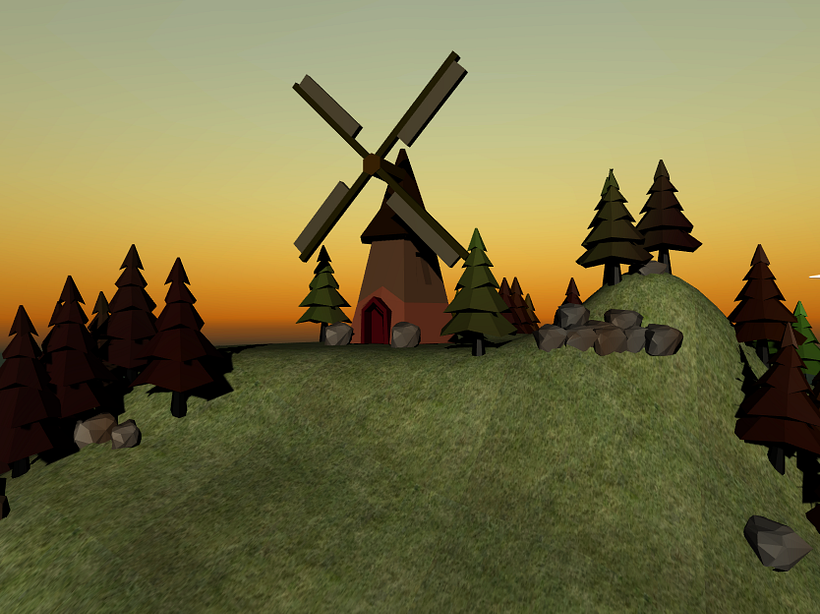 Meu projeto do curso: Modelagem de cenários low poly para vídeo games 1