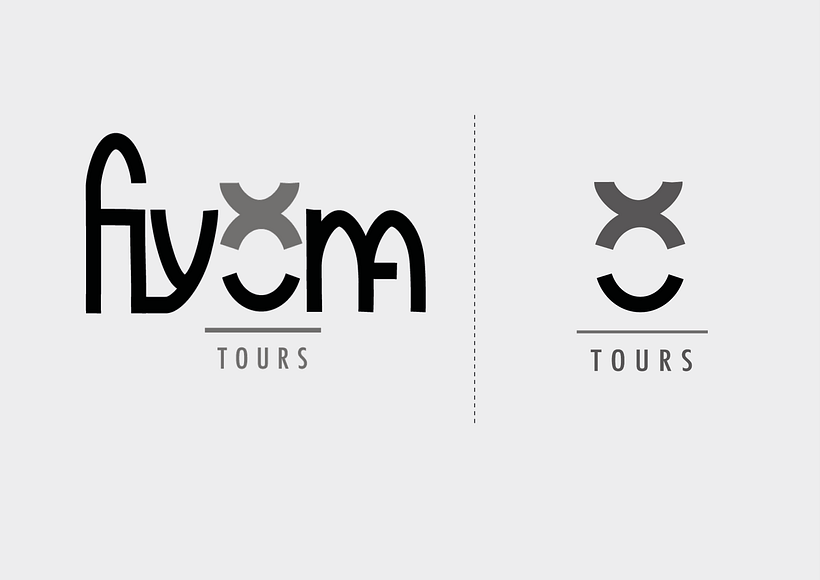 Mi Proyecto del curso: Tipografía y Branding: Diseño de un logotipo icónico: FLYONA 2