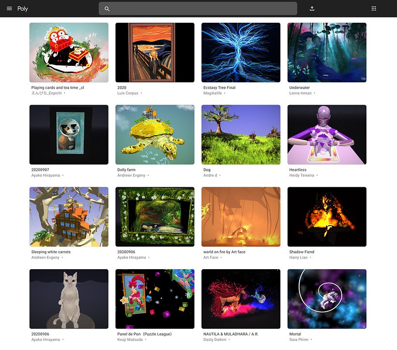 Poly: o acervo de objetos 3D livres de direitos do Google 3