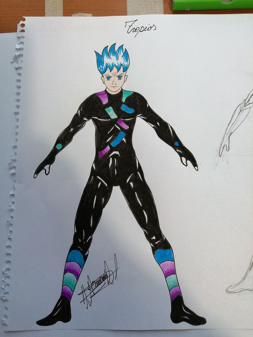 Proyecto : Ilustración de un Super Héroe 1