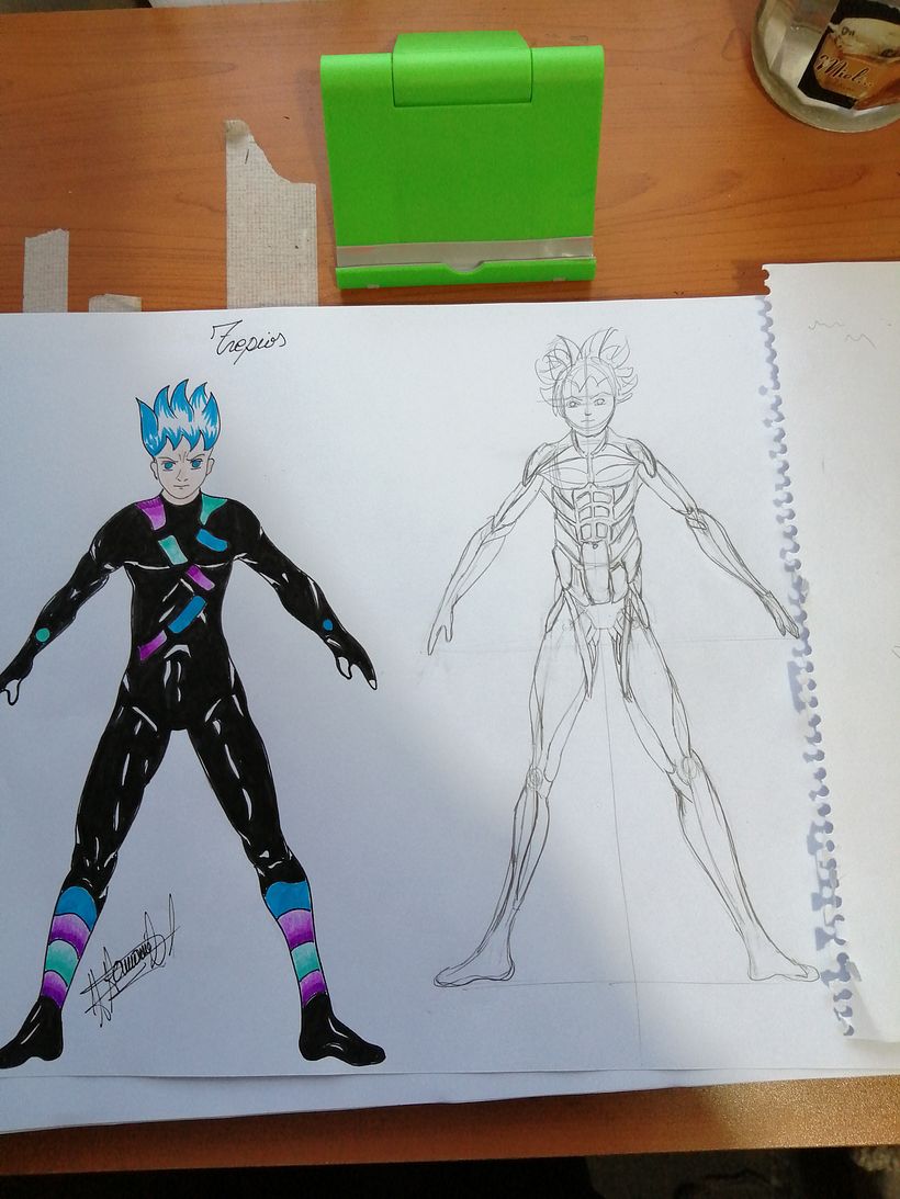 Proyecto : Ilustración de un Super Héroe 2