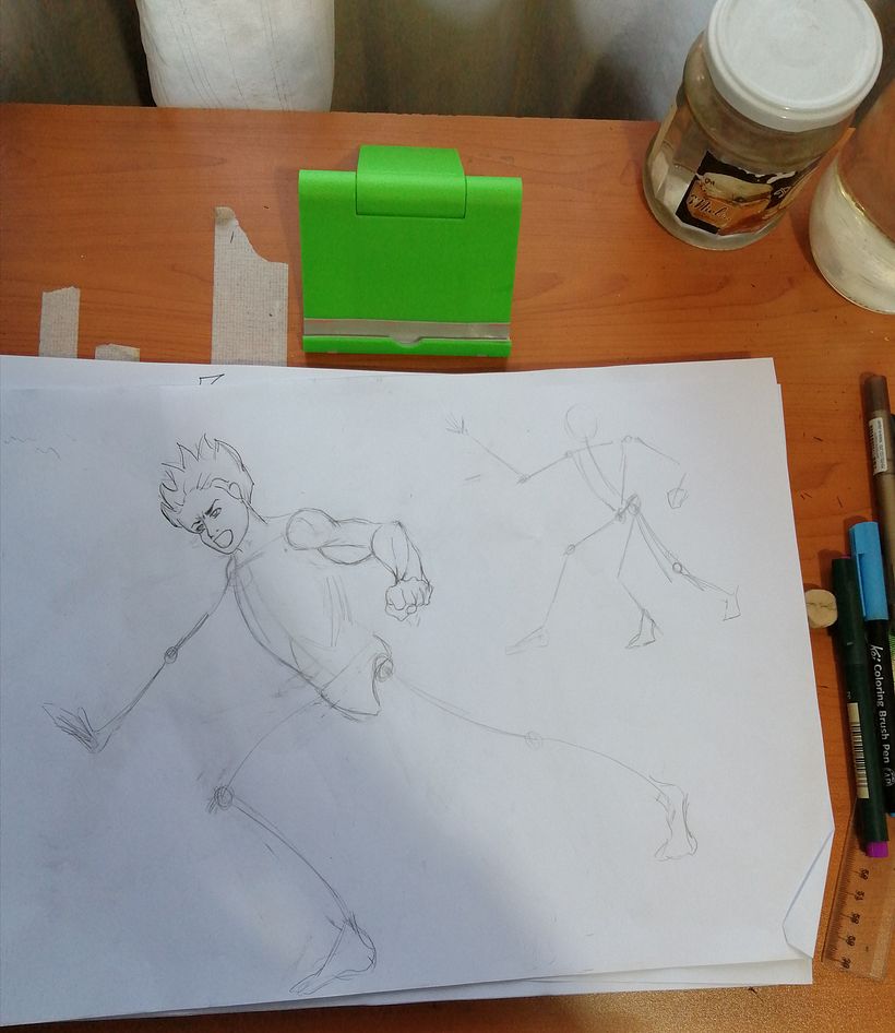 Proyecto : Ilustración de un Super Héroe 3