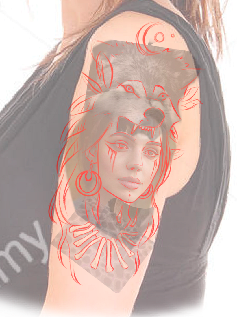 Mi Proyecto del curso: Diseño e ilustración digital de tatuajes con Procreate 2
