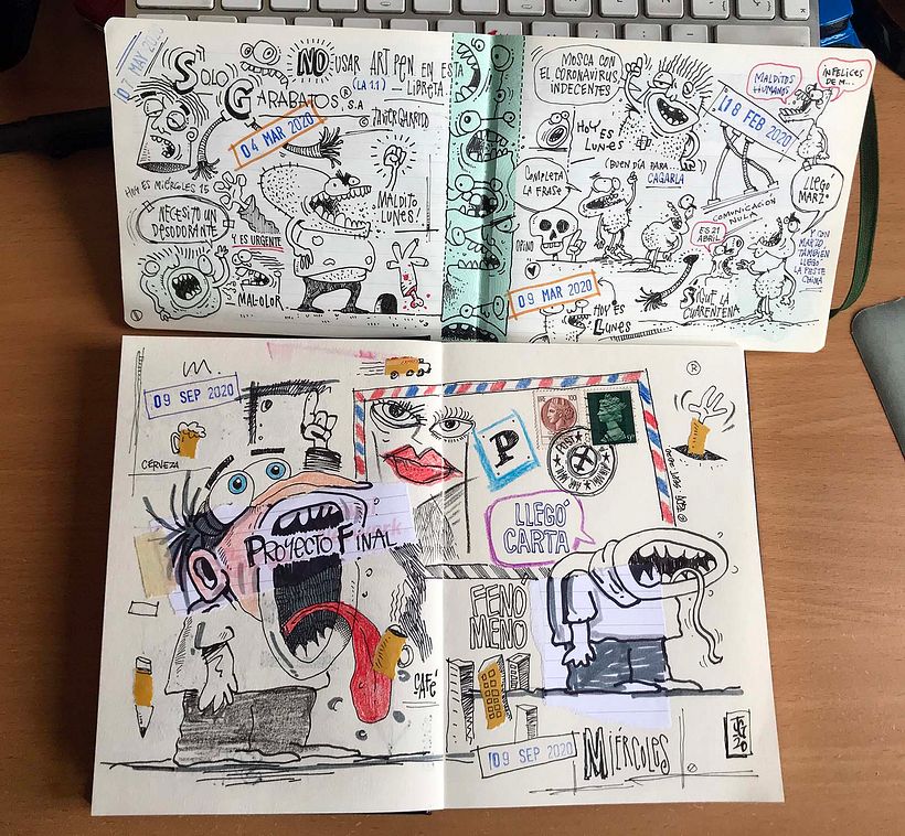 Mi Proyecto del curso: Cuadernos de dibujo: encuentra un lenguaje propio 0