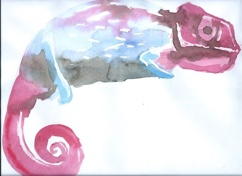Técnicas experimentales de acuarela: animalario ilustrado 1