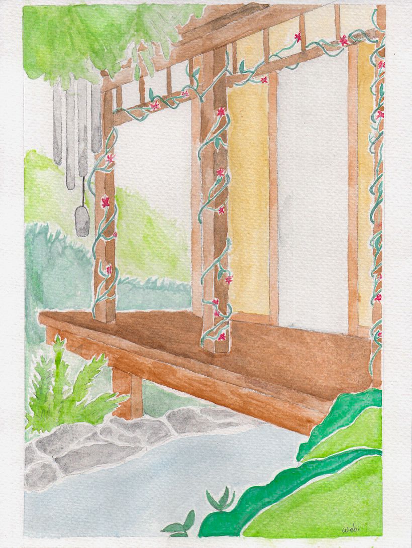 Mi Proyecto del curso: Ilustración en acuarela con influencia japonesa 0