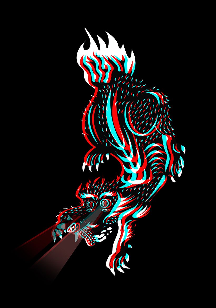 Mi Proyecto del curso: Carteles de rock ilustrados 1