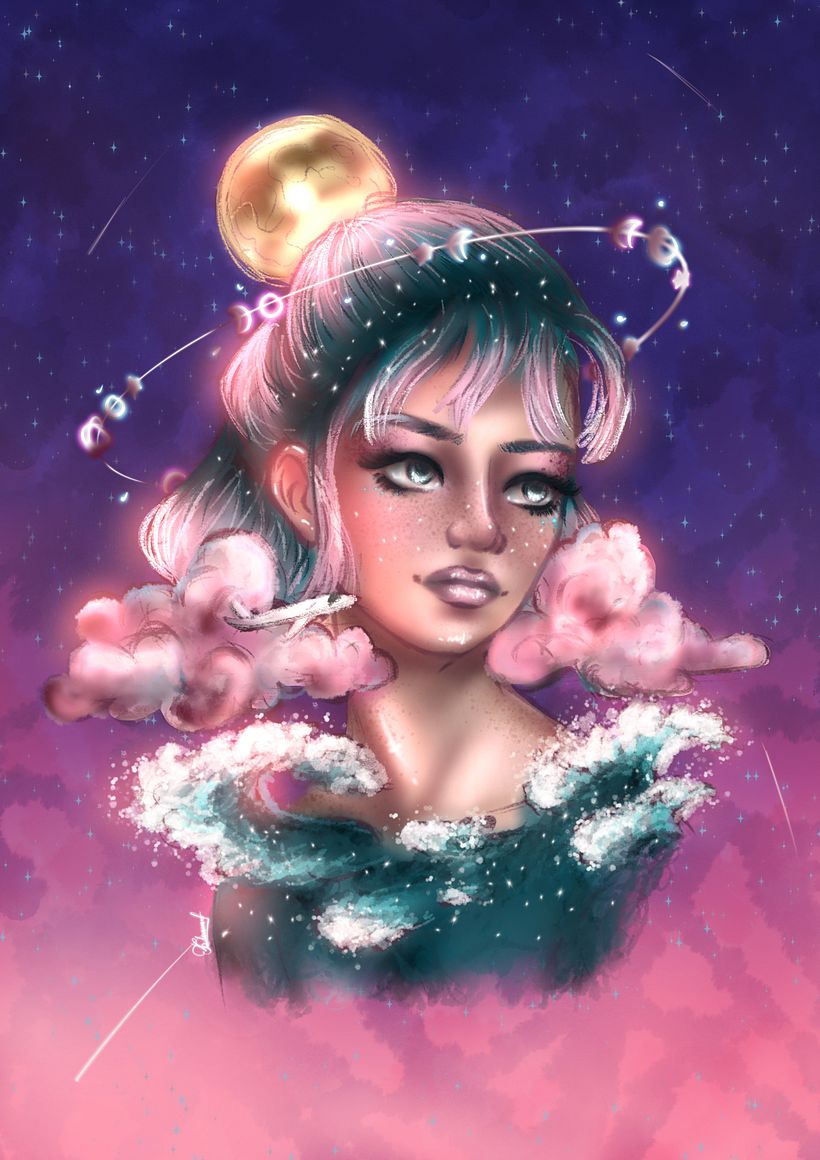 My project in Digital Fantasy Portraits with Photoshop course -1