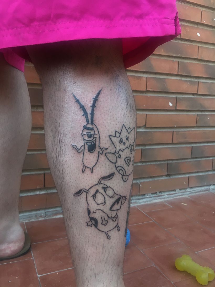 Este es mi lienzo, todos los tatuajes hechos por mi