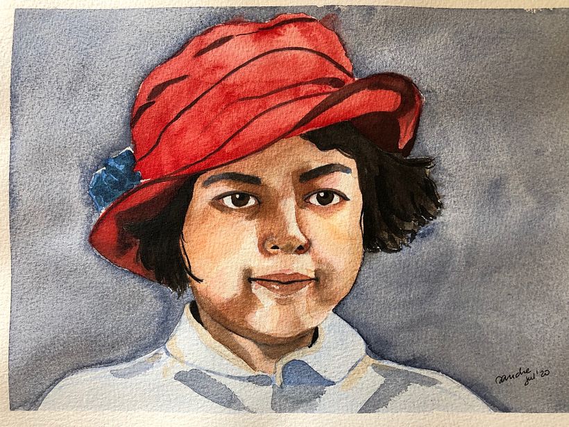 My project in Artistic Portrait with Watercolors course 0