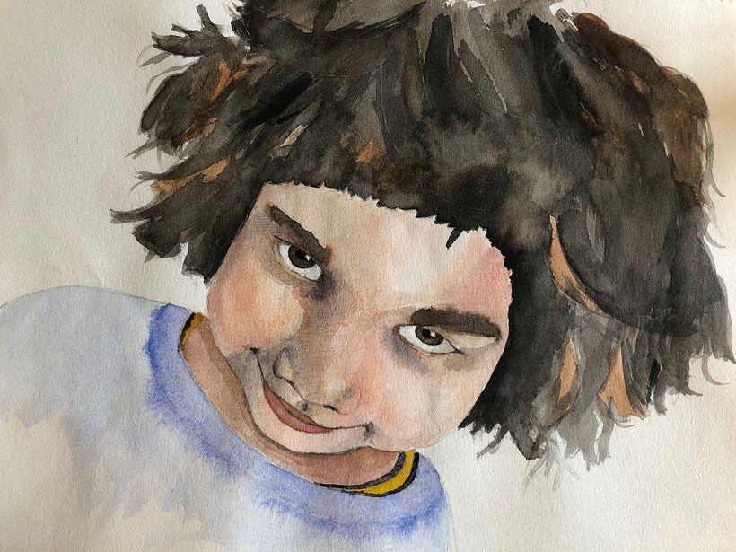 My project in  Watercolor Portrait Sketchbook course 0