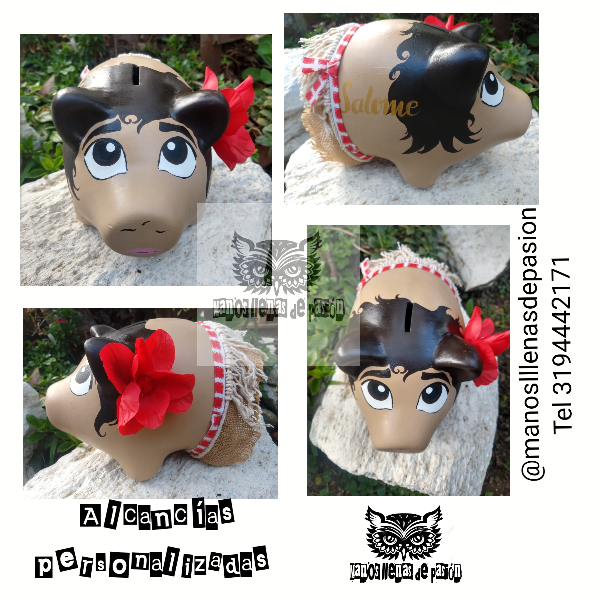Alcancias personalizadas en este caso es de la película Disney Moana