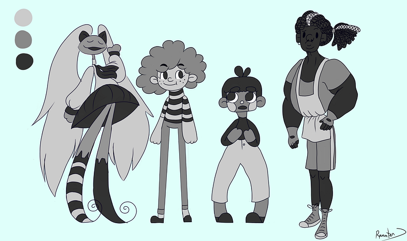 Mi Proyecto del curso: Fábrica de personajes ilustrados 3