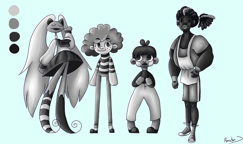 Mi Proyecto del curso: Fábrica de personajes ilustrados 4