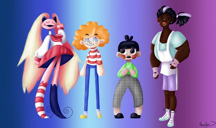 Mi Proyecto del curso: Fábrica de personajes ilustrados 5