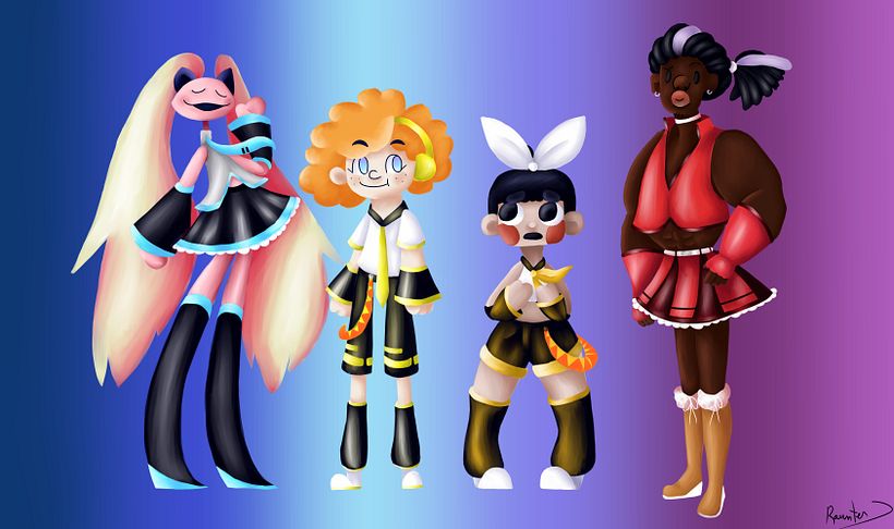 Mi Proyecto del curso: Fábrica de personajes ilustrados 6
