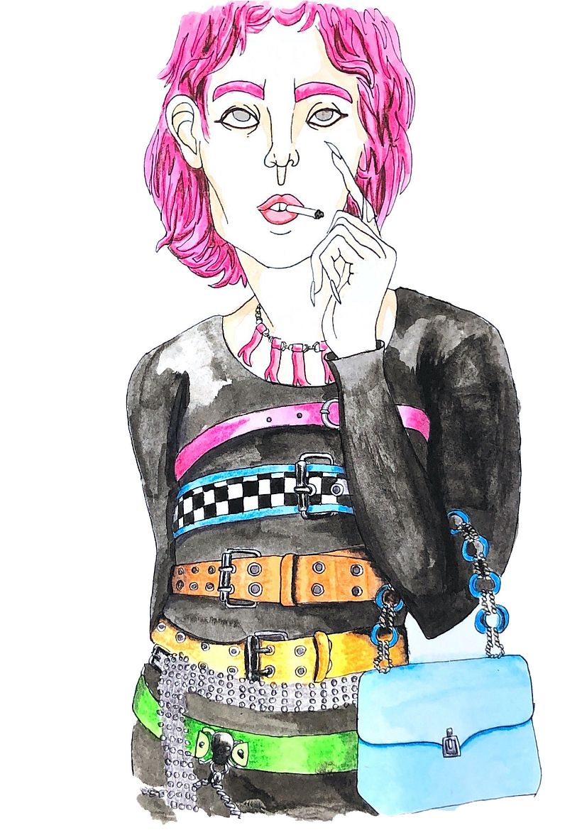 REALIZACIÓN DE UNA ILUSTRACION DE MODA -1
