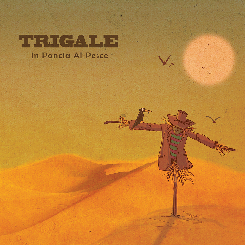 Artwork and design for italian Trigale band's first album. 