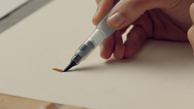 Tutorial Brush Pen: traços básicos das letras 5