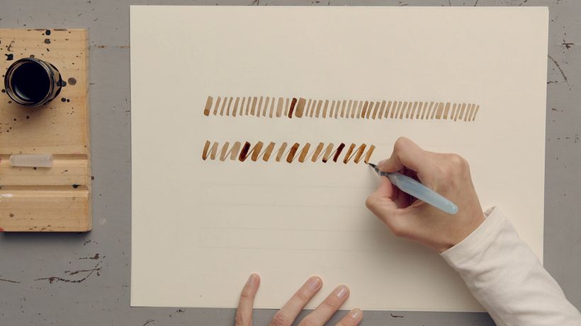 Tutorial Brush Pen: traços básicos das letras 9