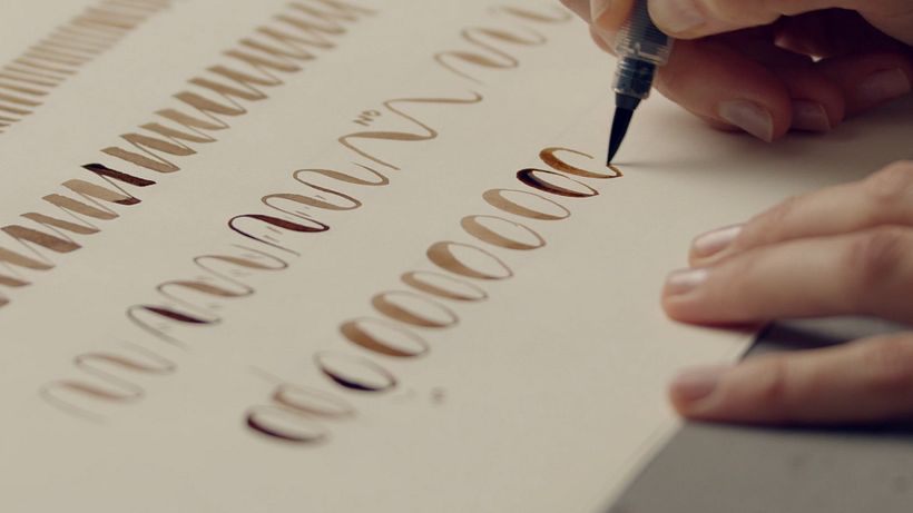 Tutorial Brush Pen: traços básicos das letras 15
