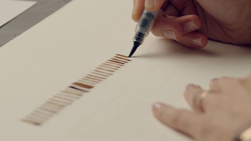 Brush Pen Tutorial: Basic Strokes of the Letters 7