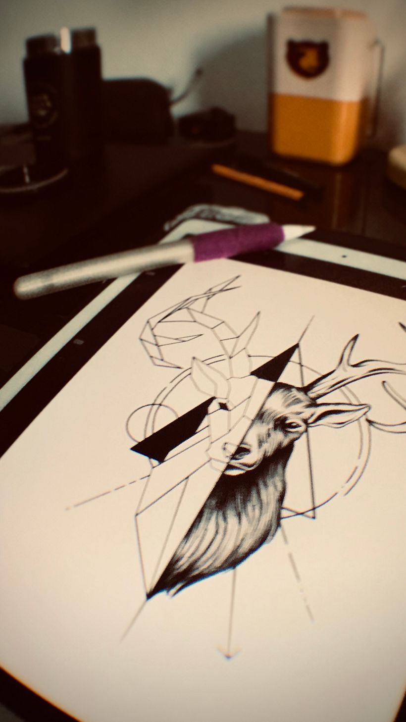 Meu projeto do curso: Desenho e ilustração digital de tatuagens com o Procreate 0