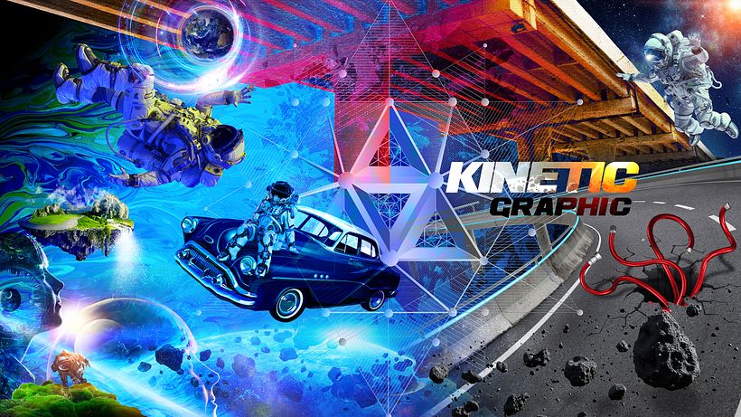 Astronautas(splash para Kinetic Graphic)
