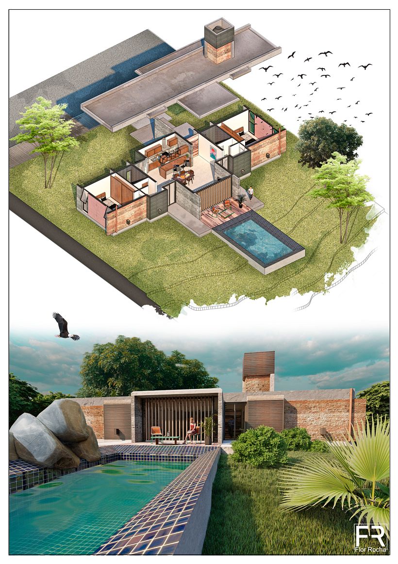 Mi Proyecto del curso: Ilustración digital de proyectos arquitectónicos 0