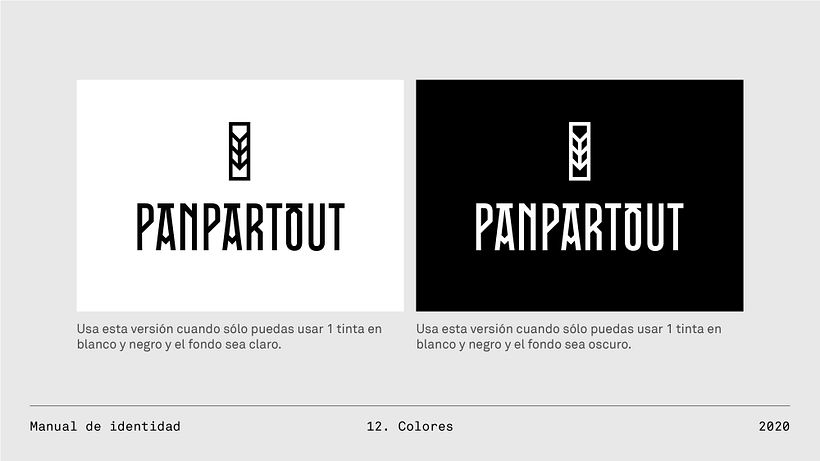 PANPARTOUT - Identity manual 13