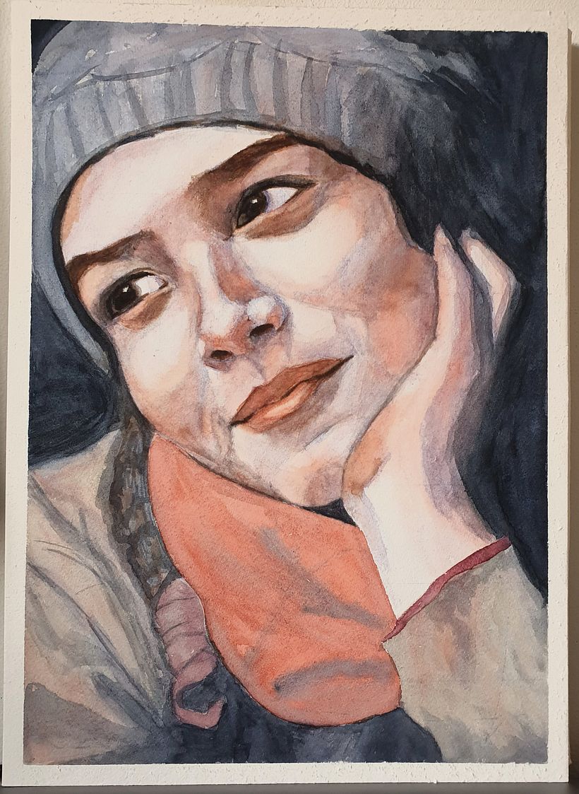 Mi Proyecto del curso: Retrato artístico en acuarela 0