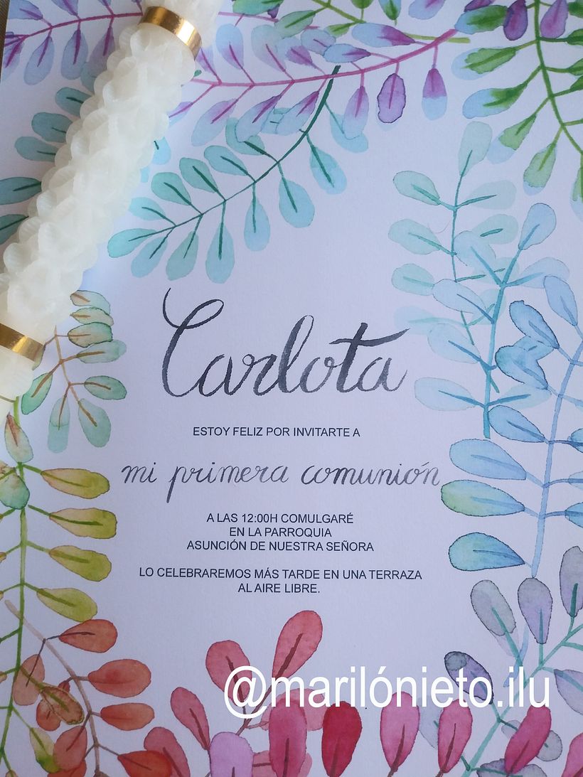 Proyecto de @marilonieto.ilu del curso: Técnicas aplicadas de ilustración en acuarela -1