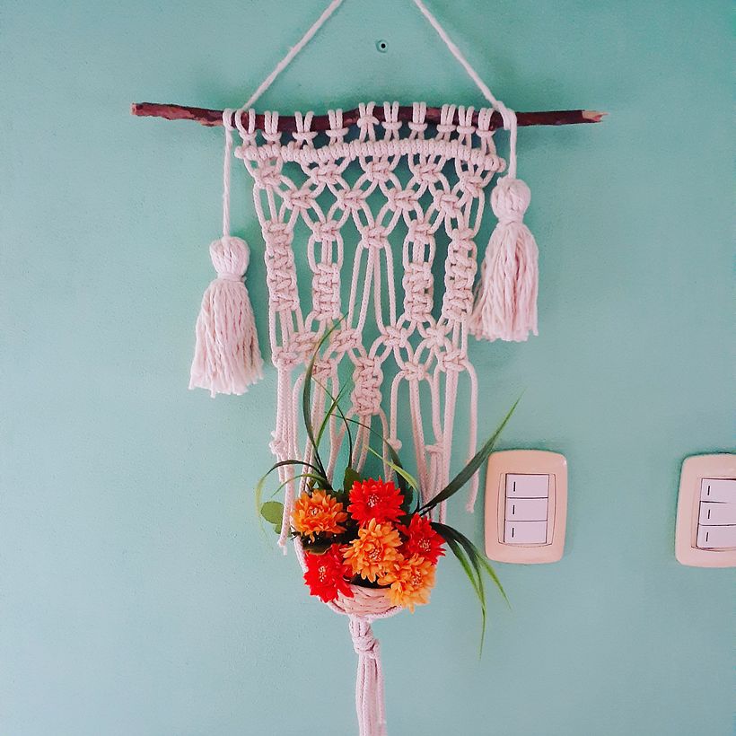 Mi Proyecto del curso: Macramé: nudos básicos y complejos 1