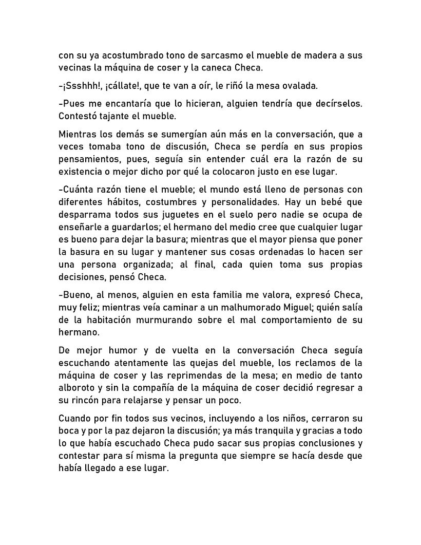 LA DUDA DE CHECA: Mi Proyecto del curso: Técnicas narrativas para libros infantiles  4