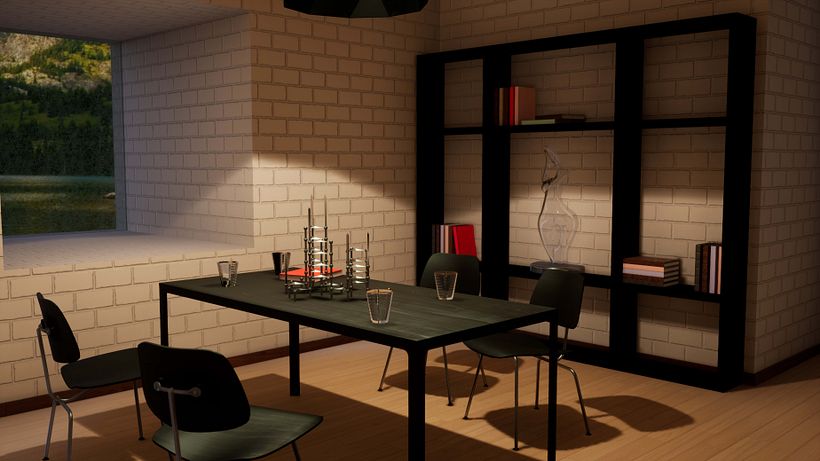 Mi Proyecto del curso: Infoarquitectura de interiores con Unreal Engine 4 1